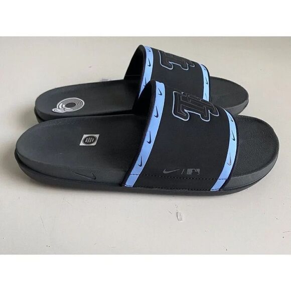 Nike Offcourt Slide MLB Tampa Bay Rays Slides Black Blue DH6993-001 Men’s Sz 10 - Picture 7 of 10